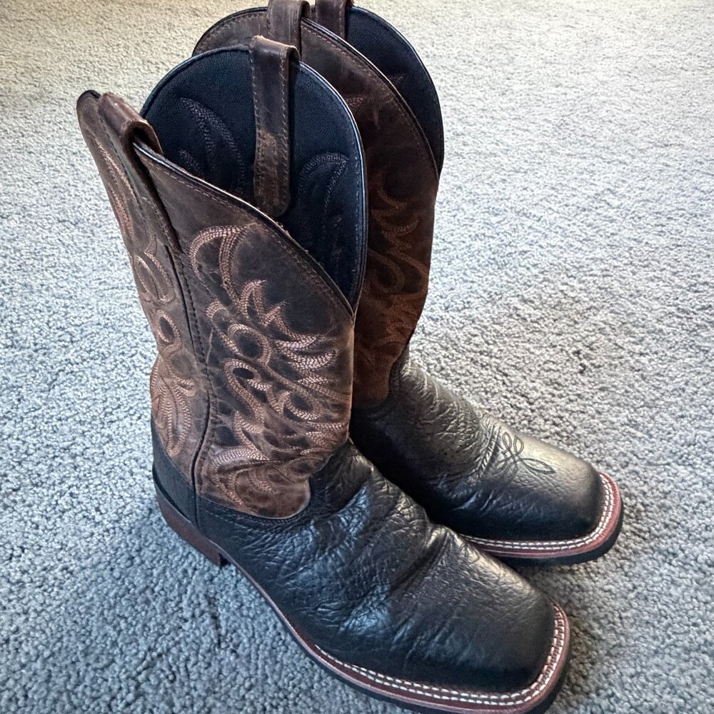 Laredo Topeka Western Boots - Men's Sz. 11D - Two-Tone Design - New WO Box - Picture 2 of 13